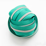 Zippers By the Yard Sea Glass 3yds