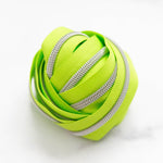 Zippers By the Yard Granny Smith 3yds
