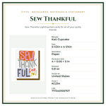 Product Specifications – Sew Thankful