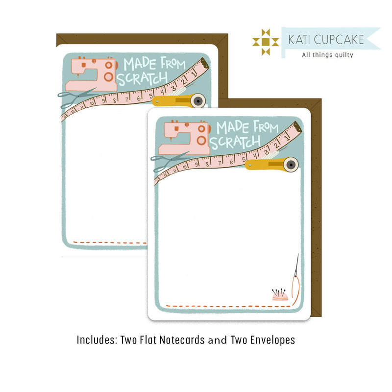 Made From Scratch - Flat Notecards