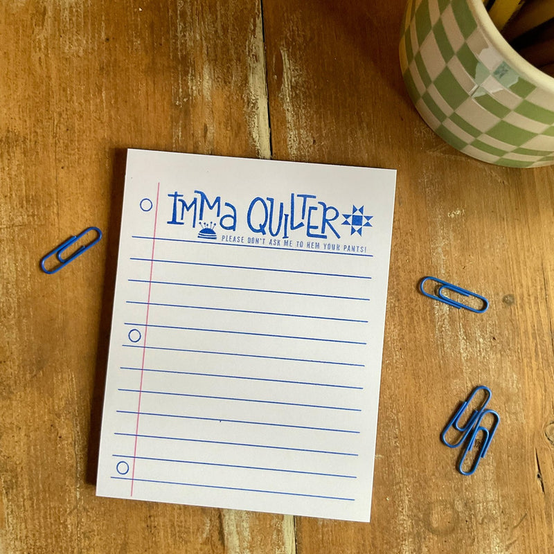 Imma Quilter Notepad