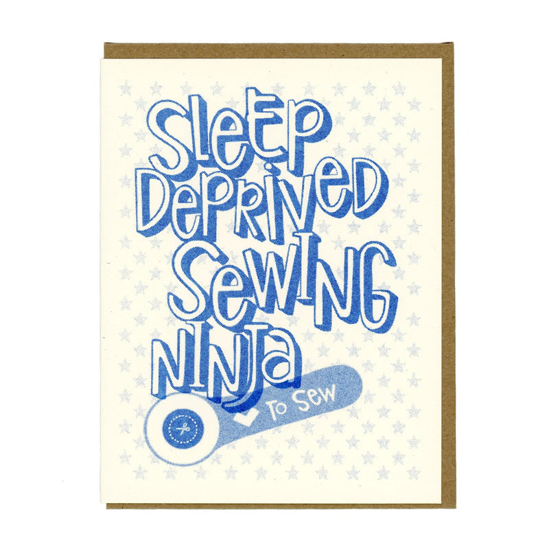 Sleep Deprived - Greeting Card