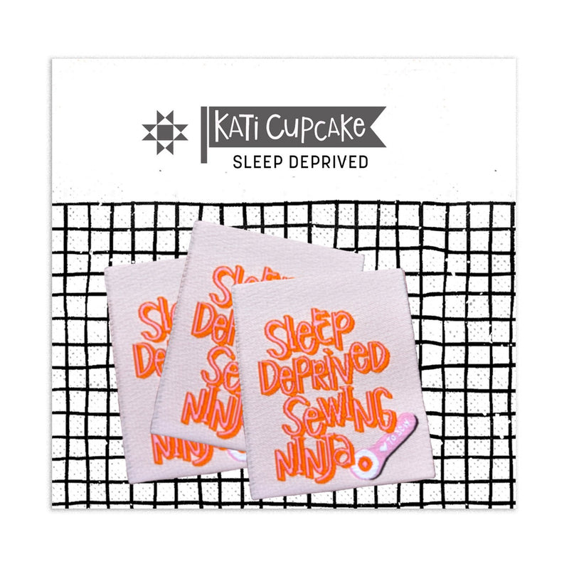 Sleep Deprived - Designer Sewing Labels