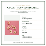 Product Specifications – Golden Hour Sew In Labels