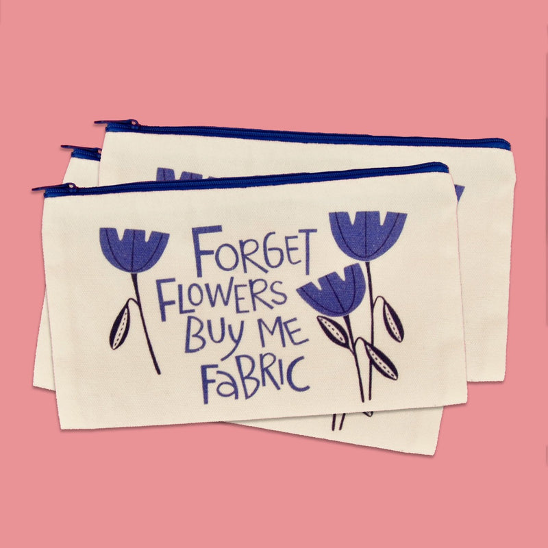 Zipper Pouch - Forget Flowers