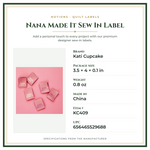Product Specifications – Nana Made It Sew In Label