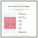 Product Specifications – Love You Sew In Labels