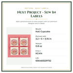 Product Specifications – Next Project - Sew In Labels