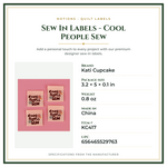 Product Specifications – Sew In Labels - Cool People Sew