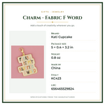 Product Specifications – Charm - Fabric F Word