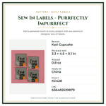 Product Specifications – Sew In Labels - Purrfectly Impurrfect