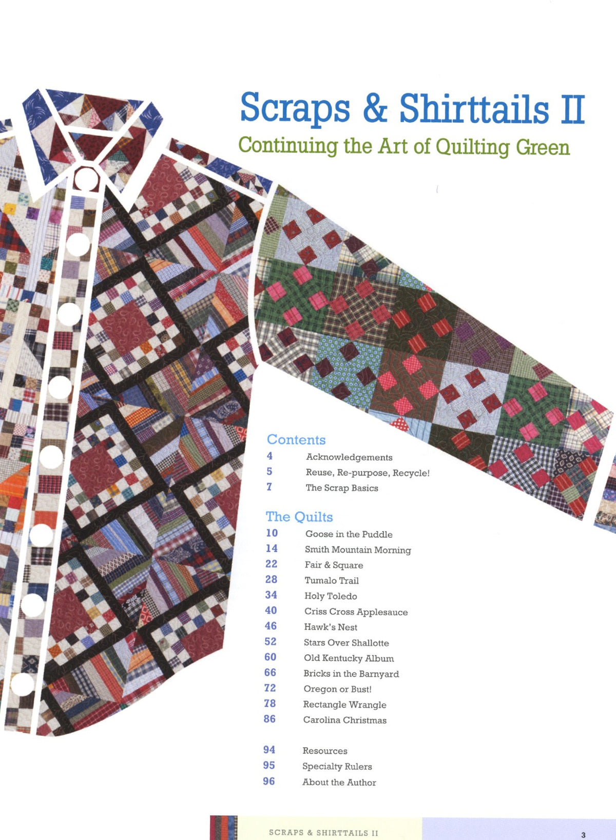 Scraps and Shirttails 2: Continuing the Art of Quilting Green