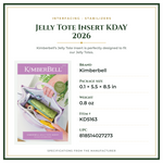 Product Specifications – Jelly Tote Insert KDAY 2026