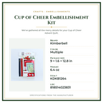 Product Specifications – Cup of Cheer Embellishment Kit