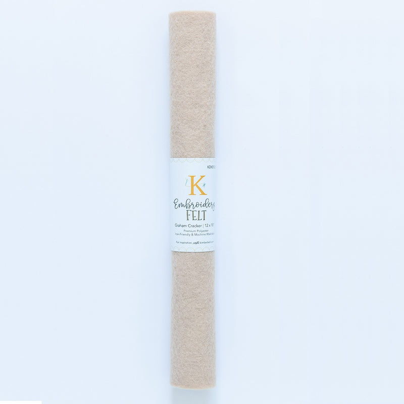 Embroidery Felt Graham Cracker 12in x 18in