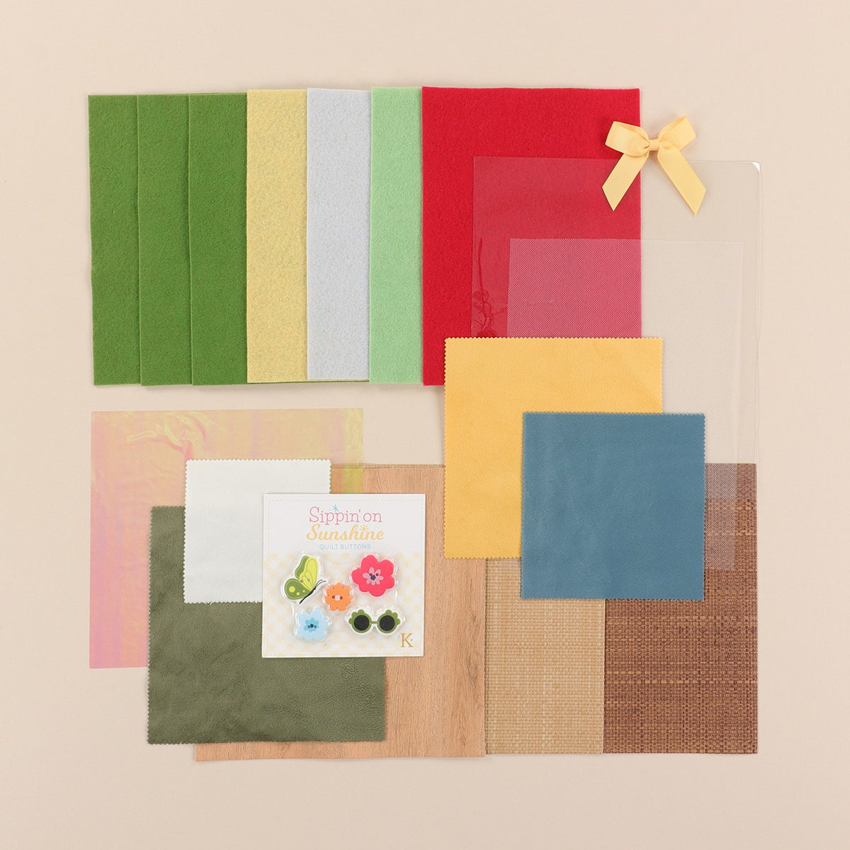Sippin' on Sunshine Quilt Embellishment Kit