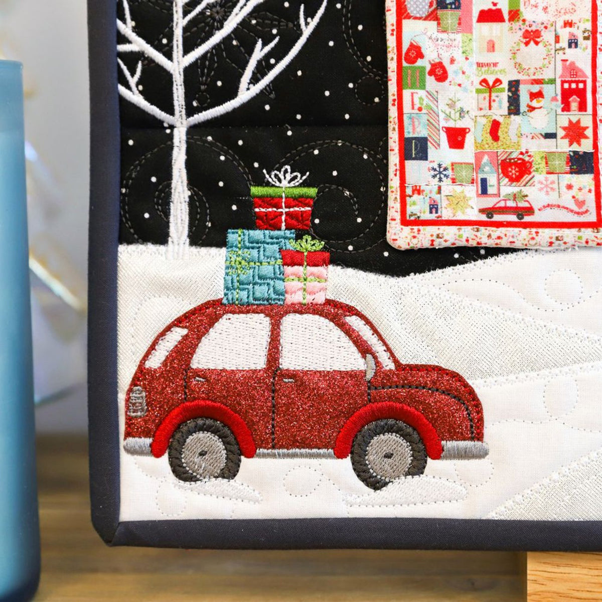 Garnet Glitter Embellishment