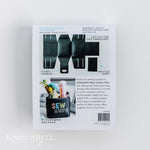 Folding Storage Tote Blank Black Leather