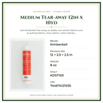 Product Specifications – Medium Tear-away 12in x 10yd