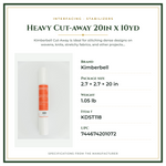 Product Specifications – Heavy Cut-away 20in x 10yd
