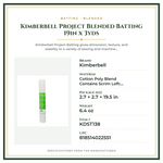 Product Specifications – Kimberbell Project Blended Batting 19in x 3yds