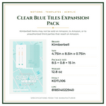Product Specifications – Clear Blue Tiles Expansion Pack
