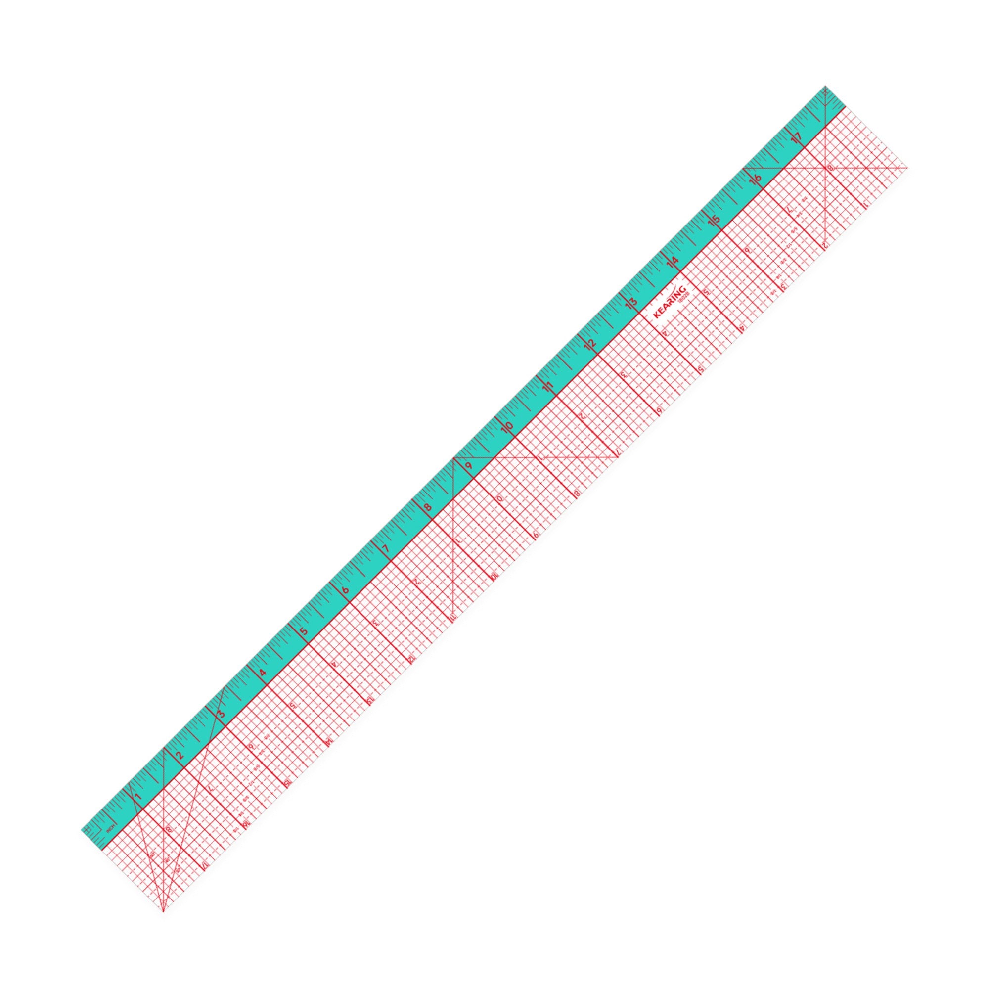 Dual-Color Pattern Grading Rulers 2in x 18in