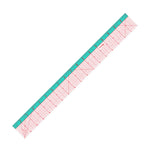 Dual-Color Pattern Grading Rulers 2in x 18in