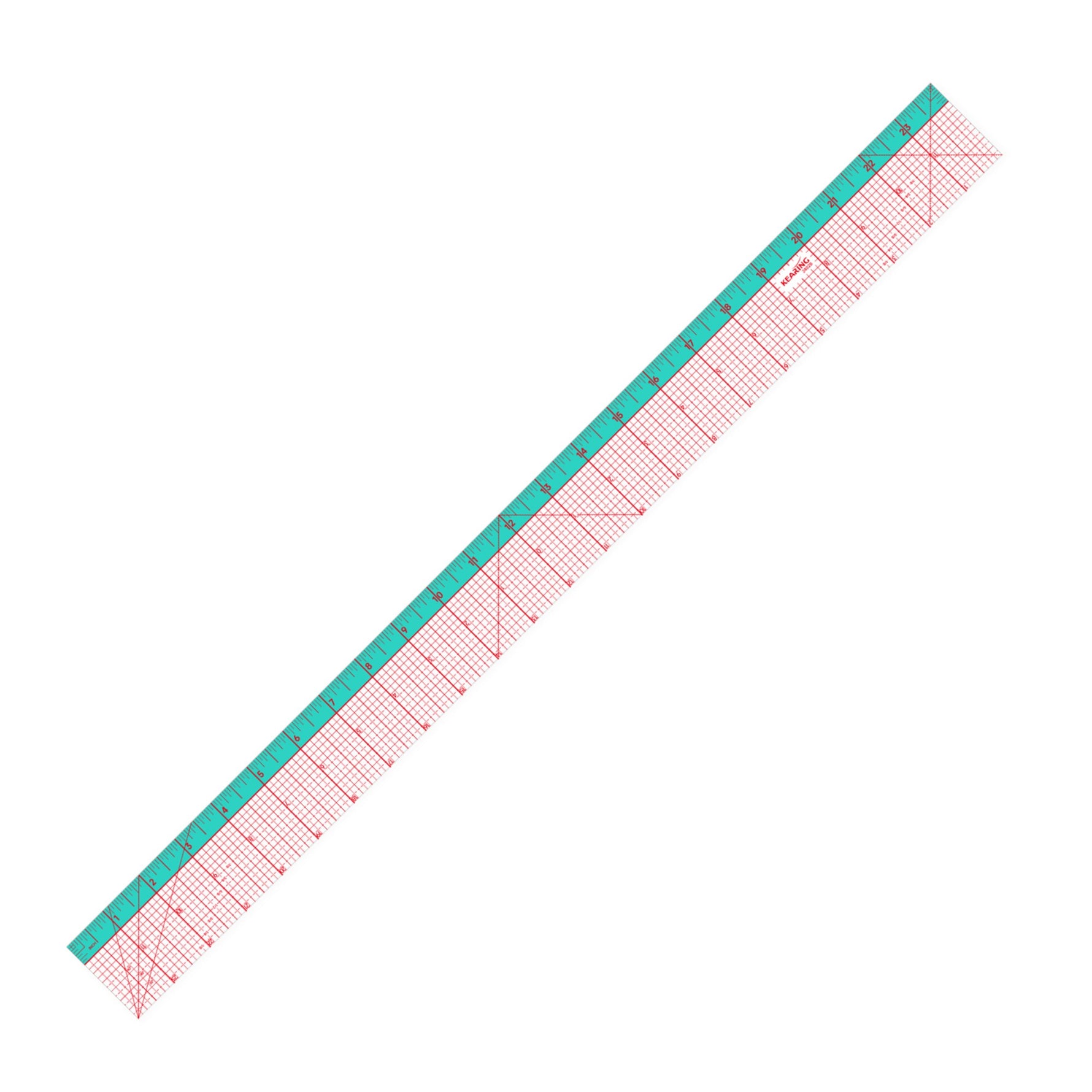 Dual-Color Pattern Grading Rulers 2in x 24in