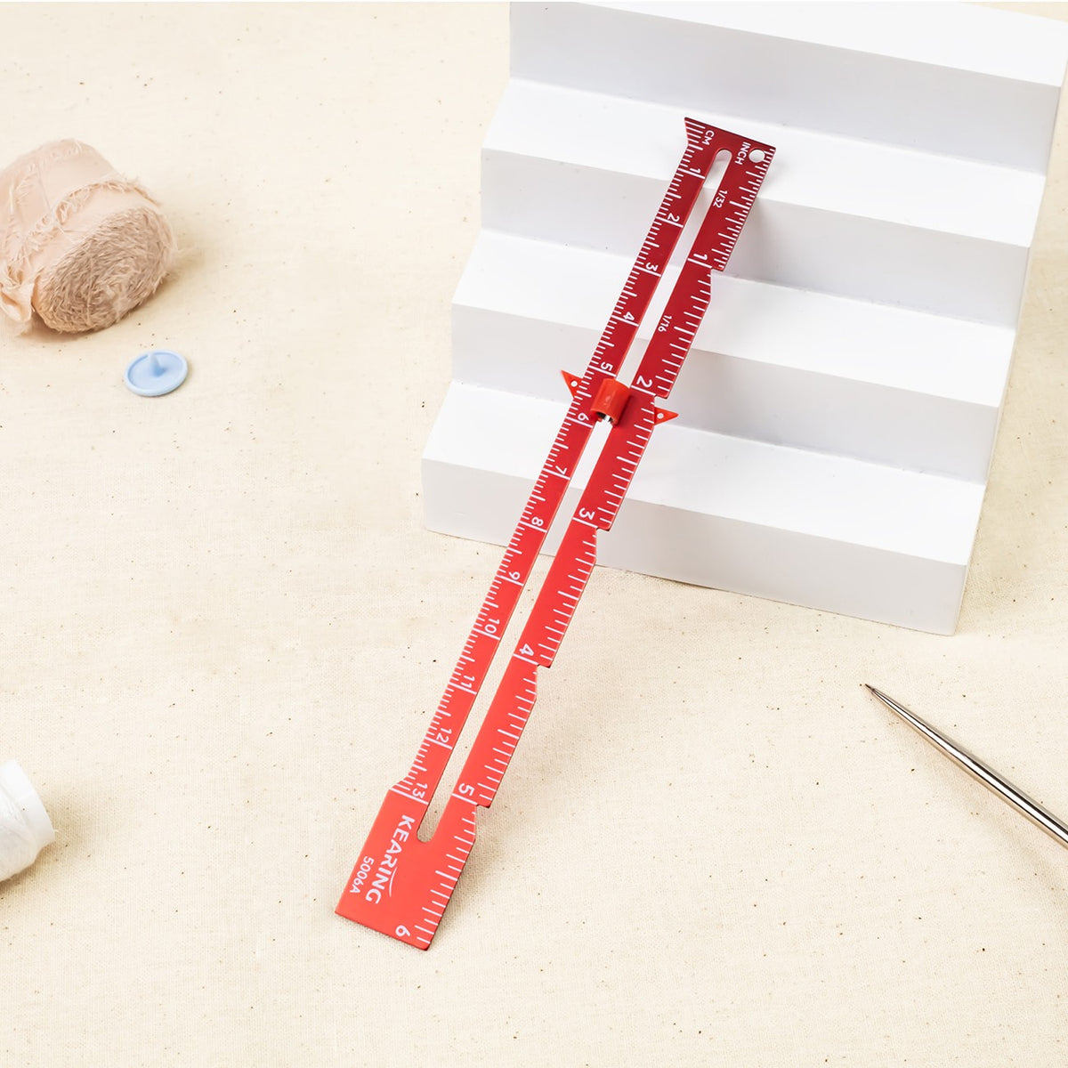 Sewing Gauge 6in Red