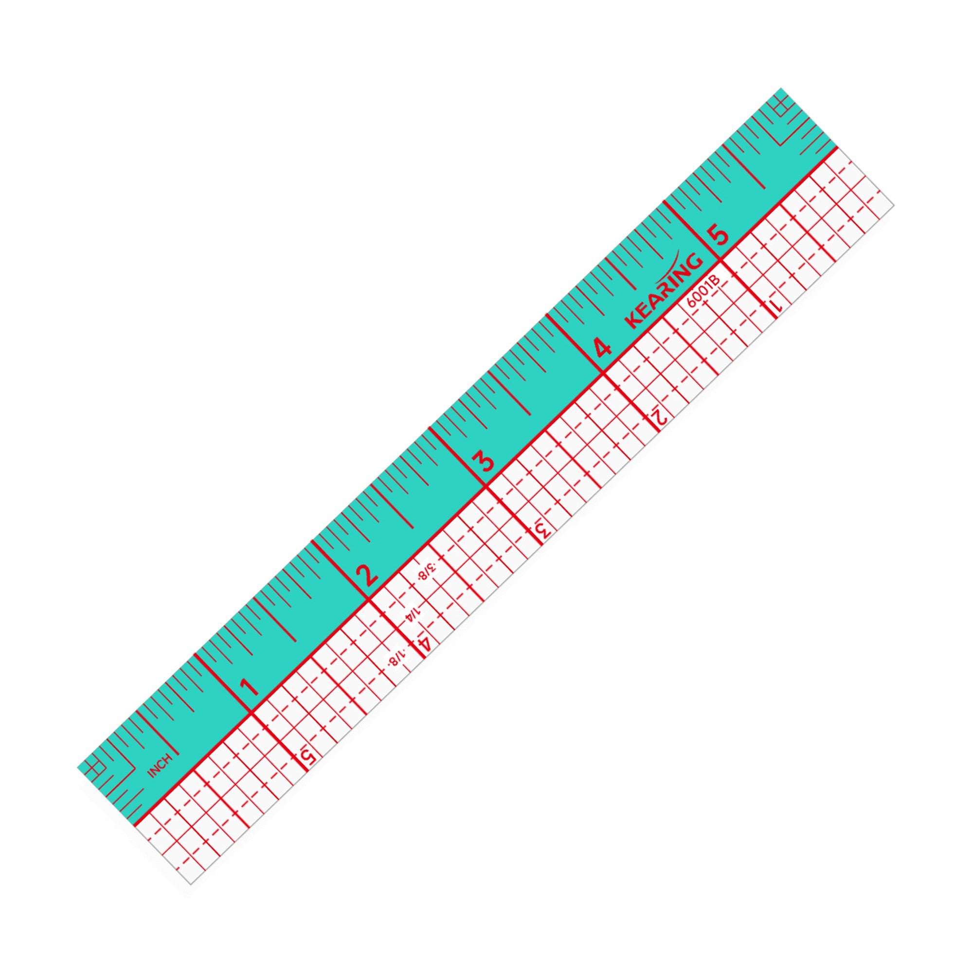 Dual-Color Pattern Grading Rulers 1in x 6in
