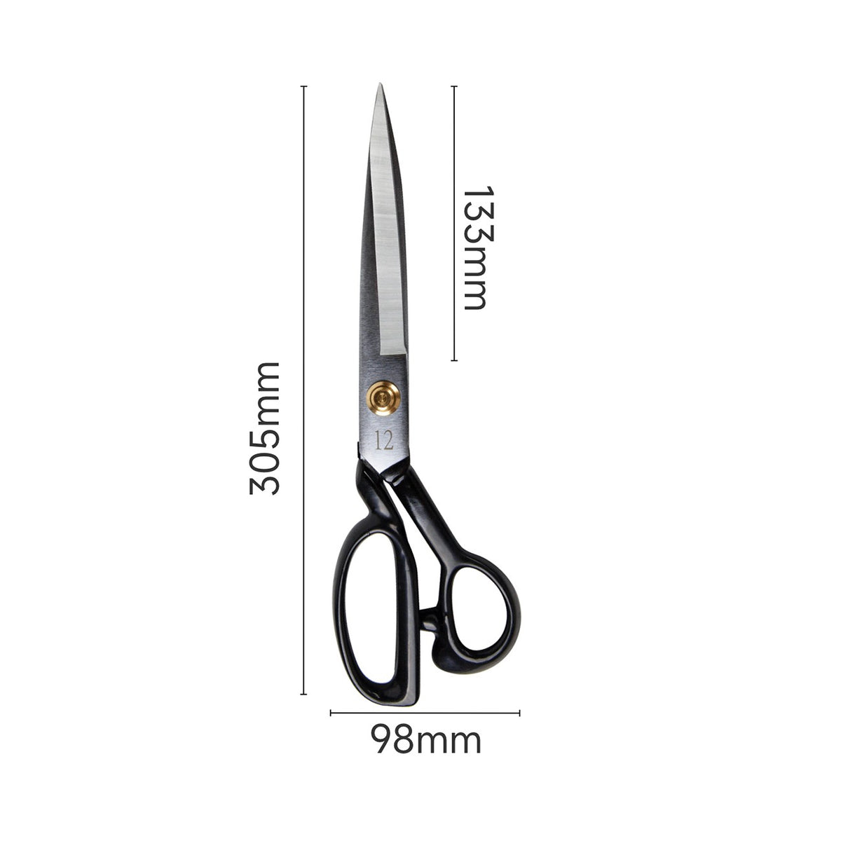 Heavy Duty Tailor Scissors 12in