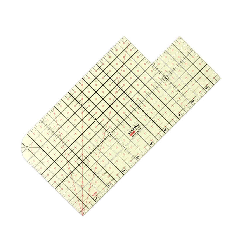 Hot Ironing Ruler 10in x 5in