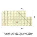 Hot Ironing Ruler 10in x 5in