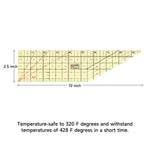 Hot Ironing Ruler 30 Degree Angled 10in x 2-1/2in