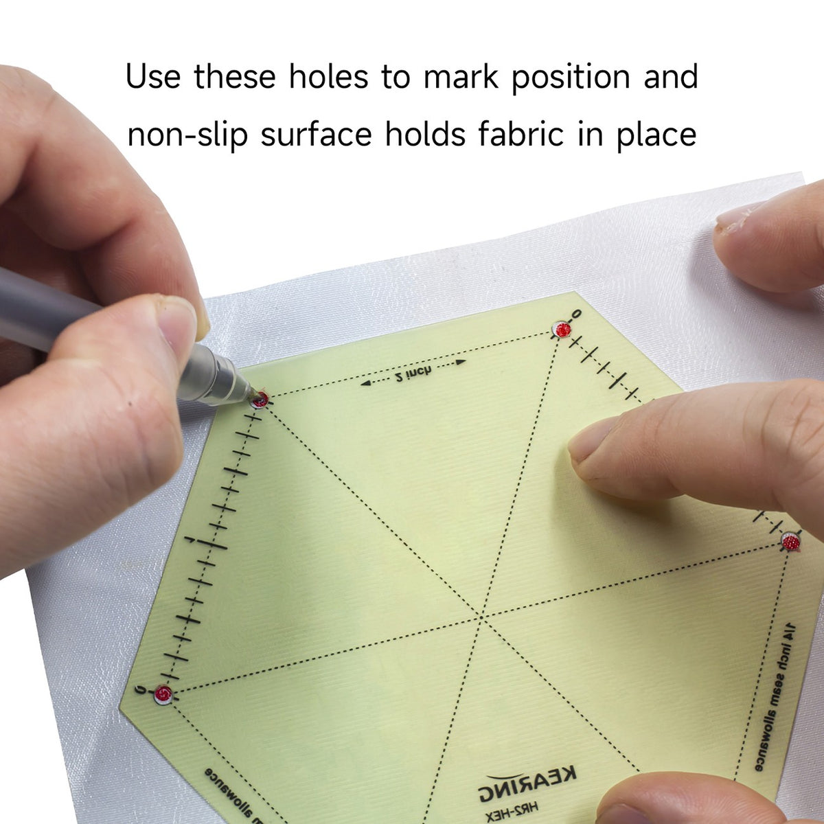 Hot Ironing Quilting Template Set 2in