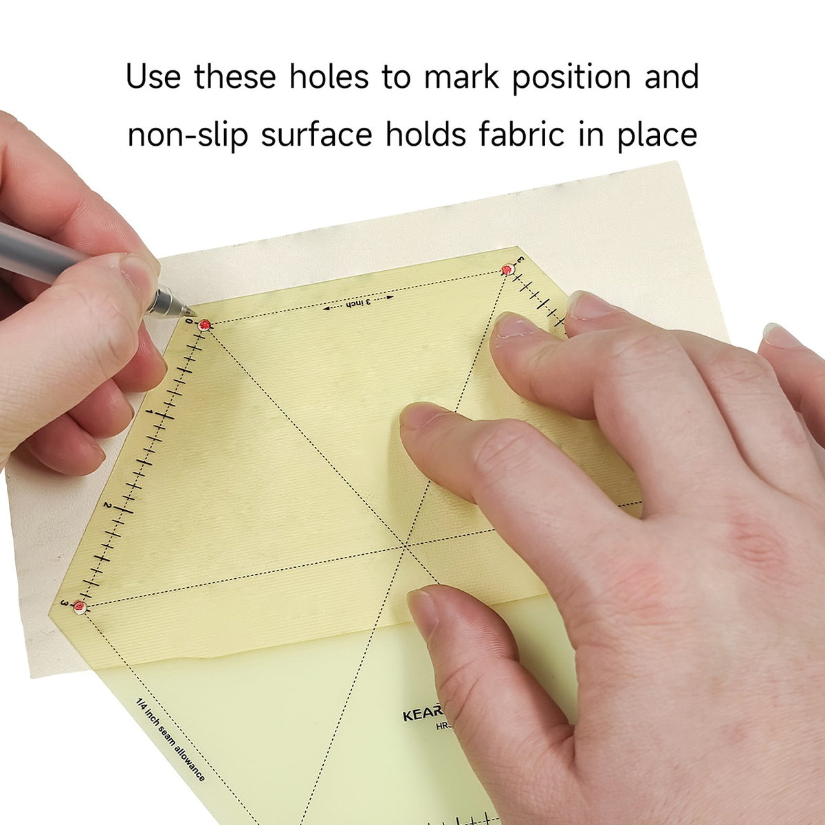 Hot Ironing Quilting Template Set 3in