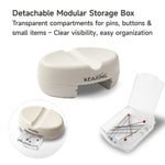 Magnetic Pin Cushion with Needle Drawer