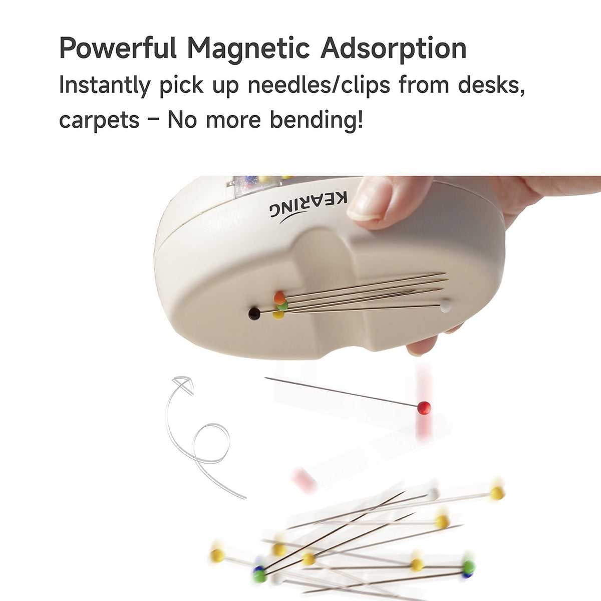 Magnetic Pin Cushion with Needle Drawer