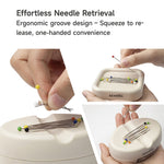 Magnetic Pin Cushion with Needle Drawer