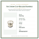 Product Specifications – Suction Cup Ruler Handle