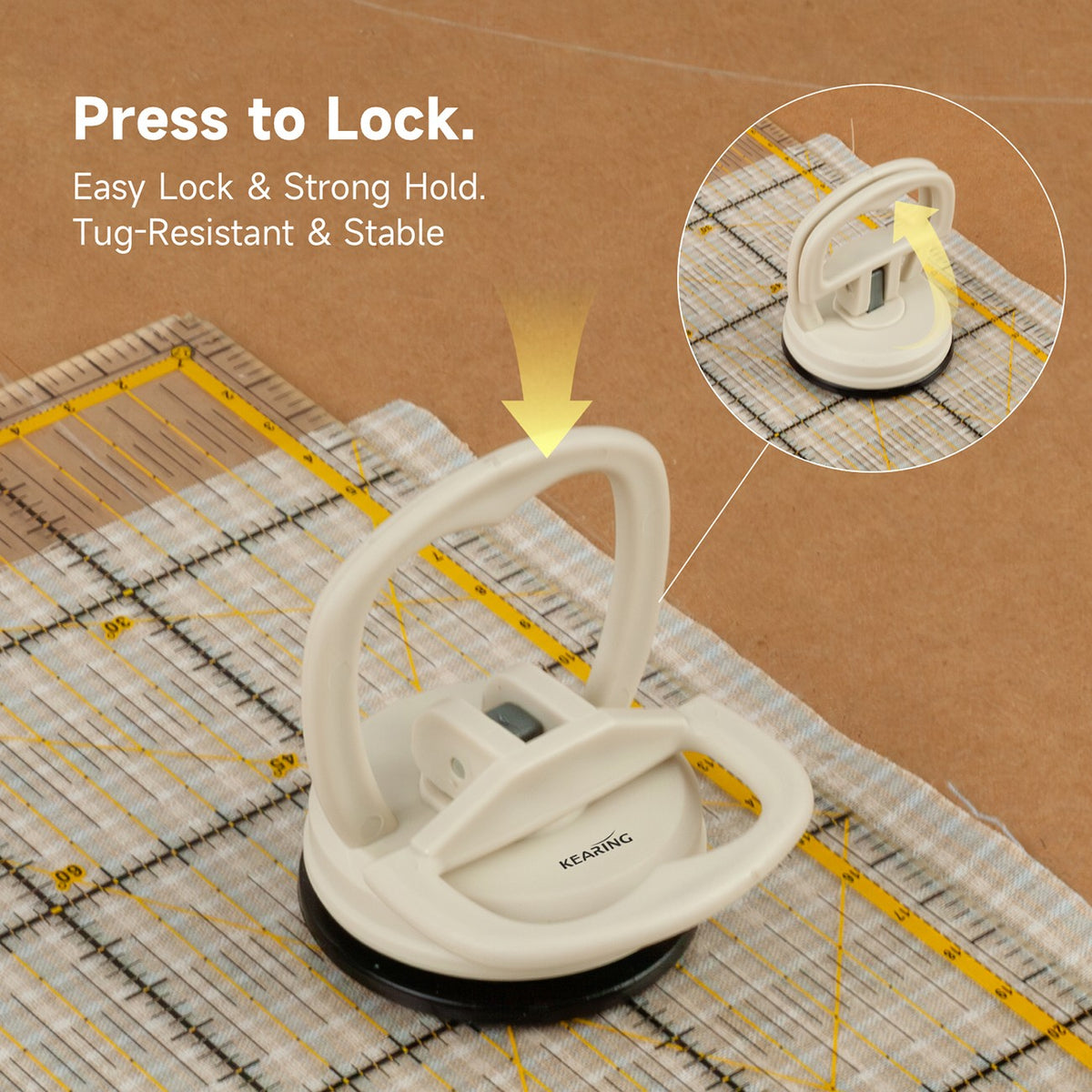 Suction Cup Ruler Handle