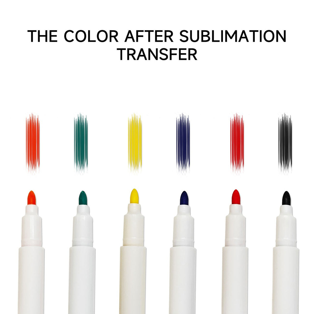Iron-on Transfer Markers 6pk 0.5mm Fine Tip