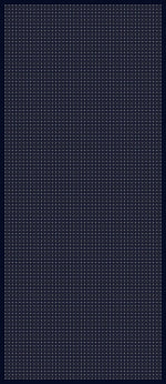 Wagara Sashiko Panel Grid Blue