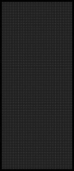 Wagara Sashiko Panel Grid Black