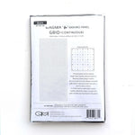 Wagara Sashiko Panel Grid Black