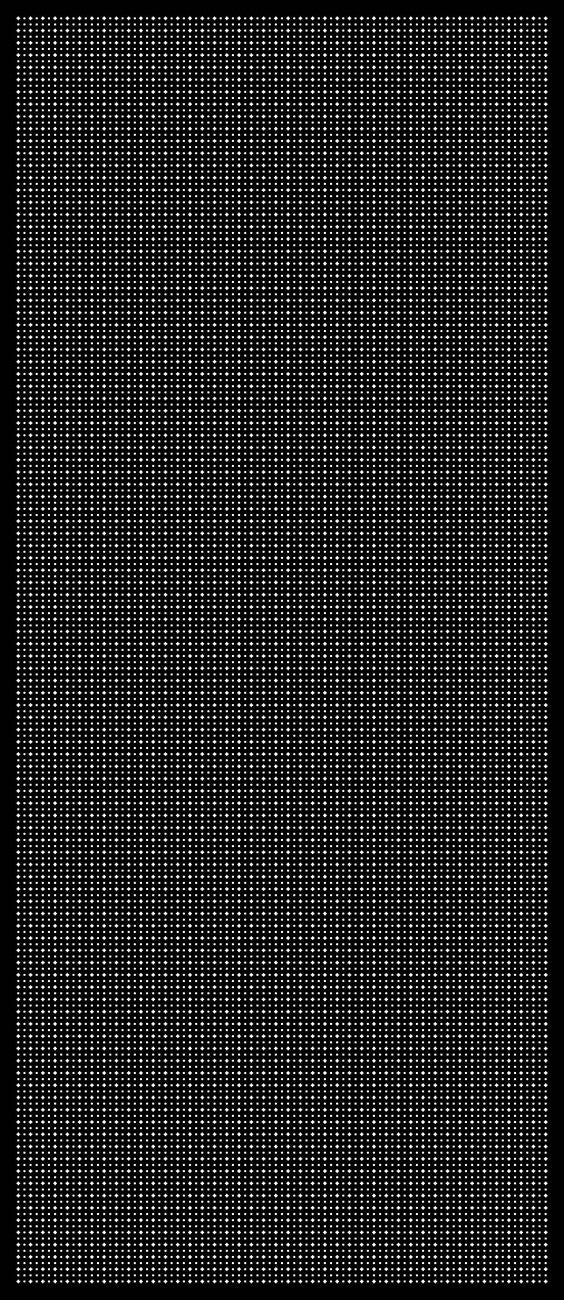 Wagara Sashiko Panel Grid Black