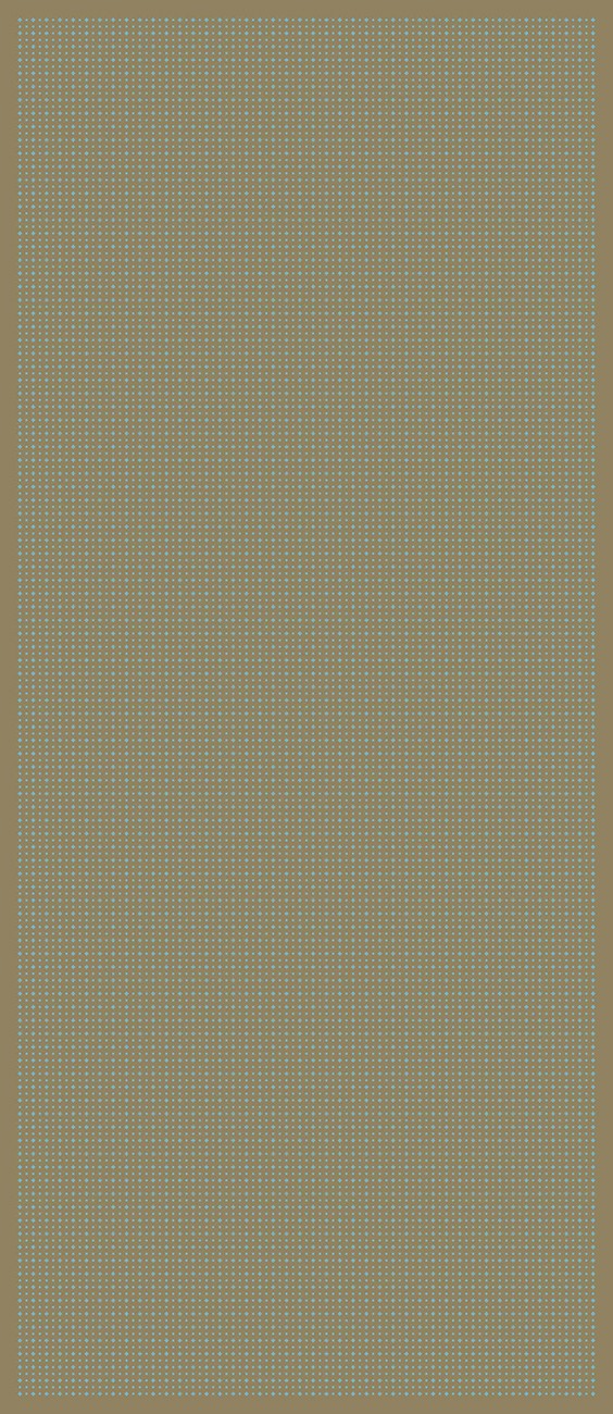 Wagara Sashiko Panel Grid Brown