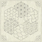 Sashiko Cloth - Kaza-Guruma 2