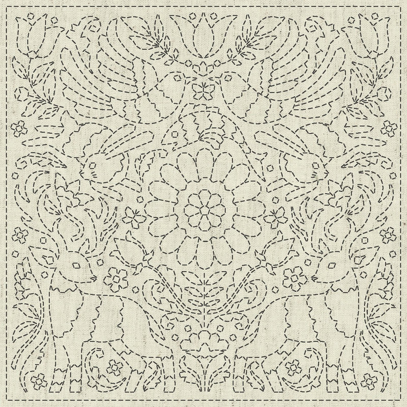 Sashiko Cloth Good News